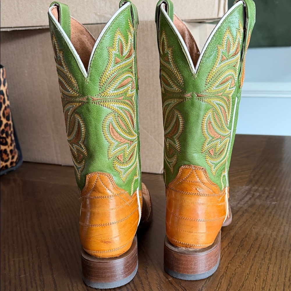 Dan Post Exotic Eel Skin Boots - Picture 2 of 8